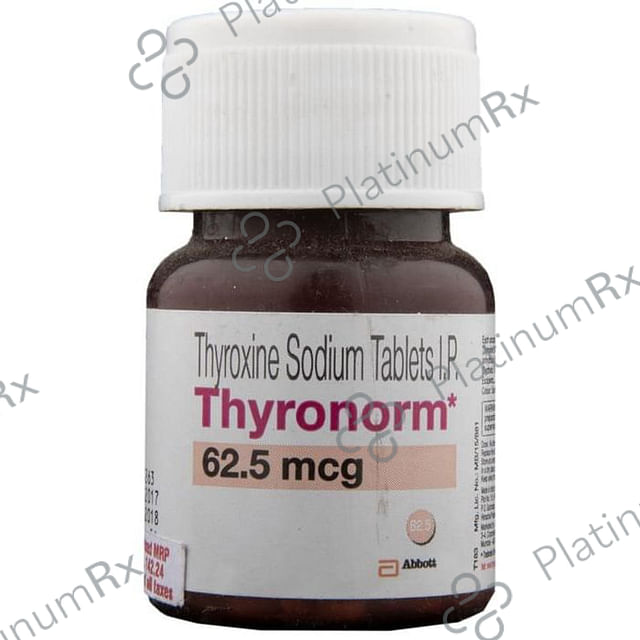 Thyronorm 62.5mcg Tablet 120s
