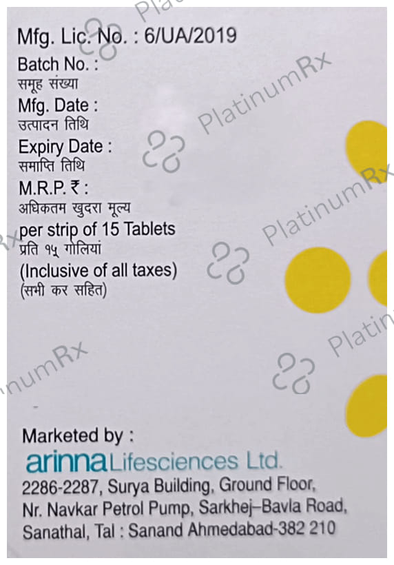 Fritolev 250mg Tablet 15s