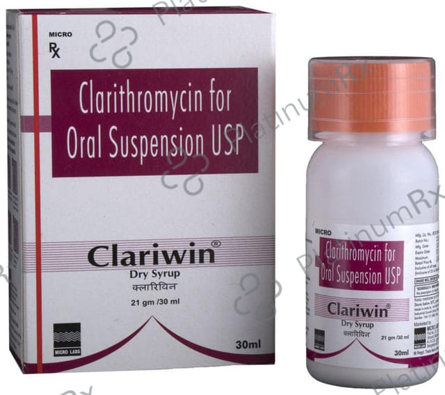 Clariwin 125mg Dry Syrup 30ml
