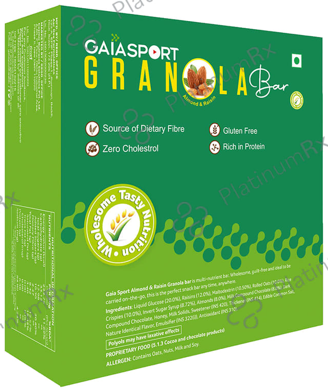 GAIA Granola Bar Almond & Raisin