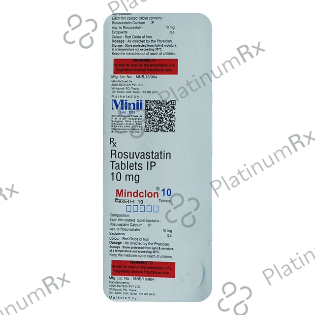 Mindclon 10mg Tablet 10s