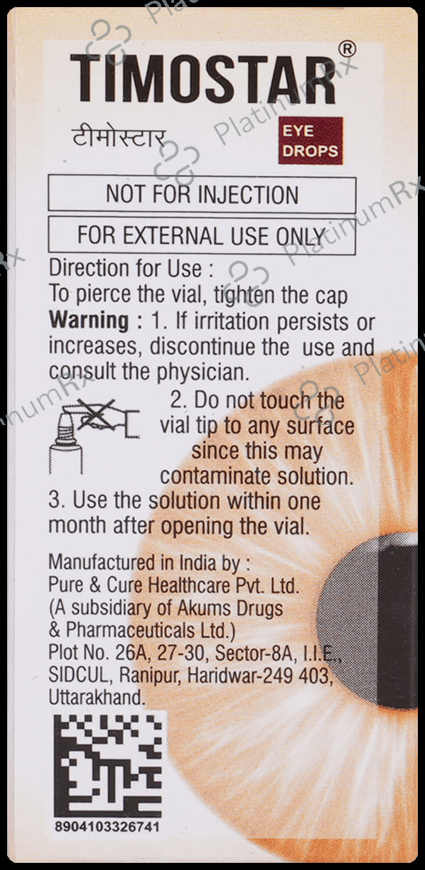 Timostar 5mg Eye Drop 5ml