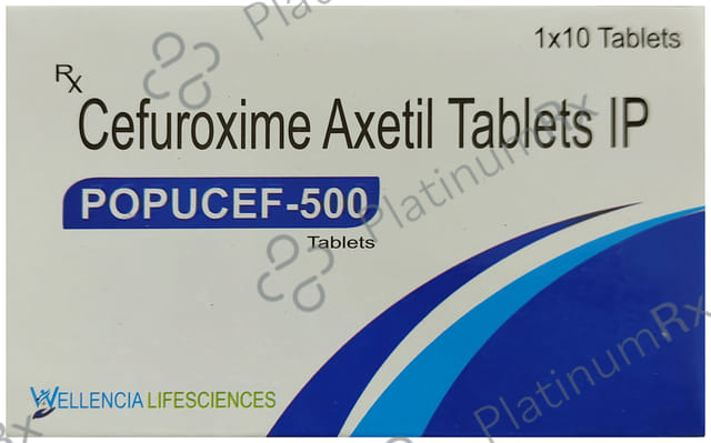 Popucef 500mg Tablet 10s