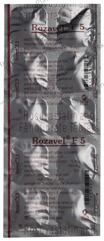 Rozavel F 5/160mg Tablet 10s