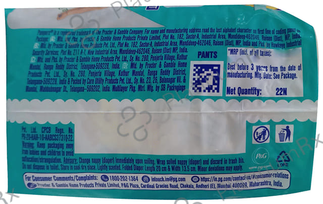 Pampers All Round Protection Anti Rash Blanket Medium diapers 22s