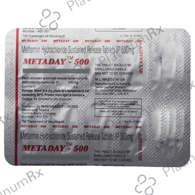 Metaday 500 Tablet SR