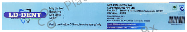 LDD Bioscience LD-Dent Toothpaste