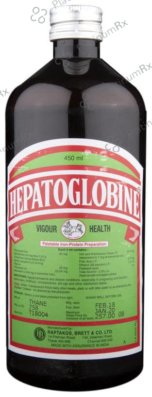 Hepatoglobine Liquid 450ml