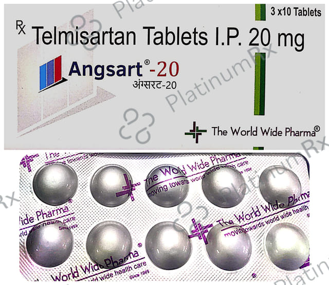 Angsart 20mg Tablet 10s