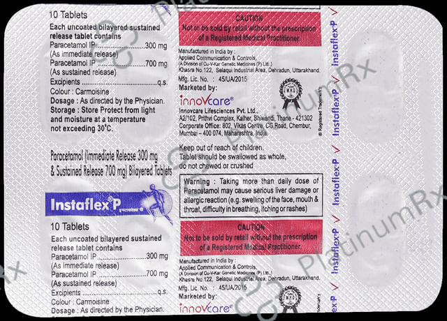 Instaflex P Tablet SR 10 Tablet IR