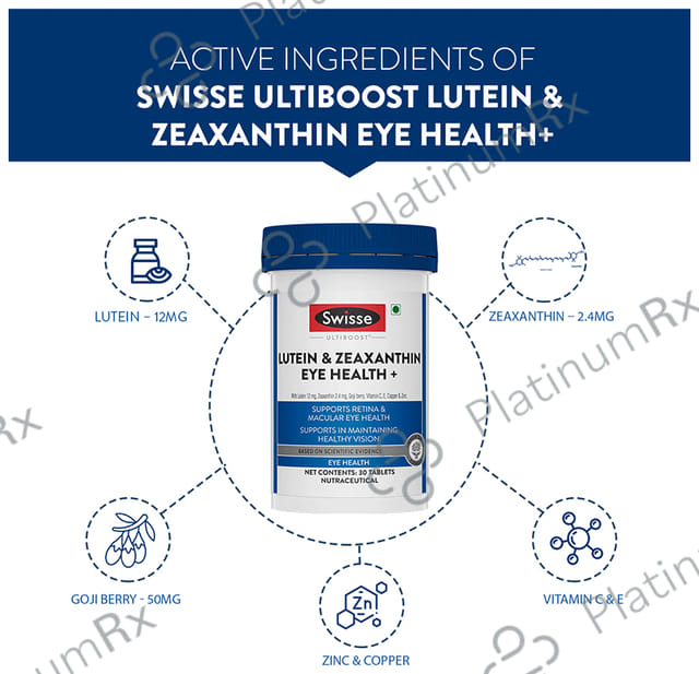 Swisse Ultiboost Lutein & Zeaxanthin Eye Health + Tablet
