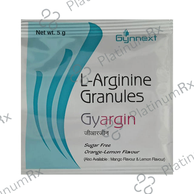 Gyargin 3gm Orange Lemon Flavour Sachet 5gm