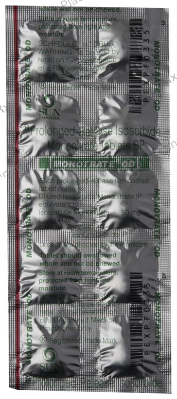 Monotrate OD 50mg Tablet PR 10s
