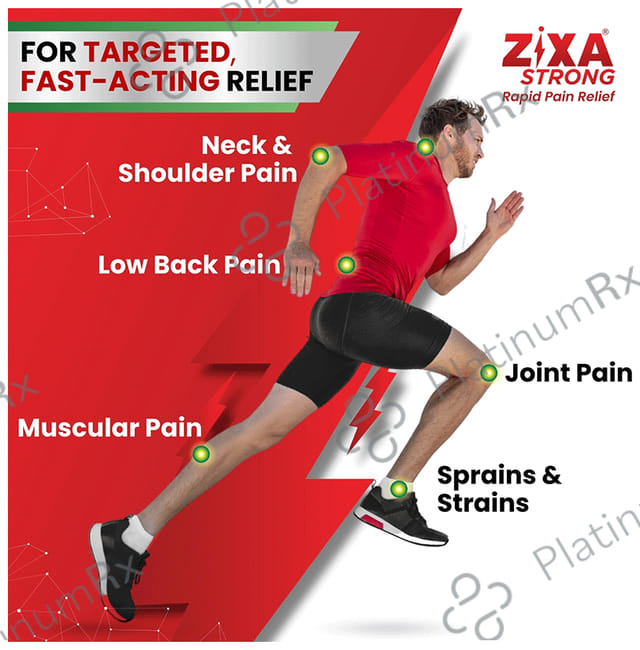 ZIXA Strong Fast Acting Pain Relief Roll On 1s