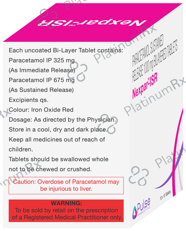 Nexpar ISR 325/675mg Tablet 10s