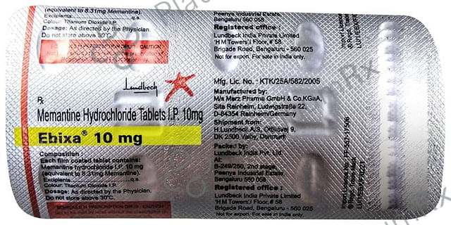 Ebixa 10mg Tablet 10 Tablet