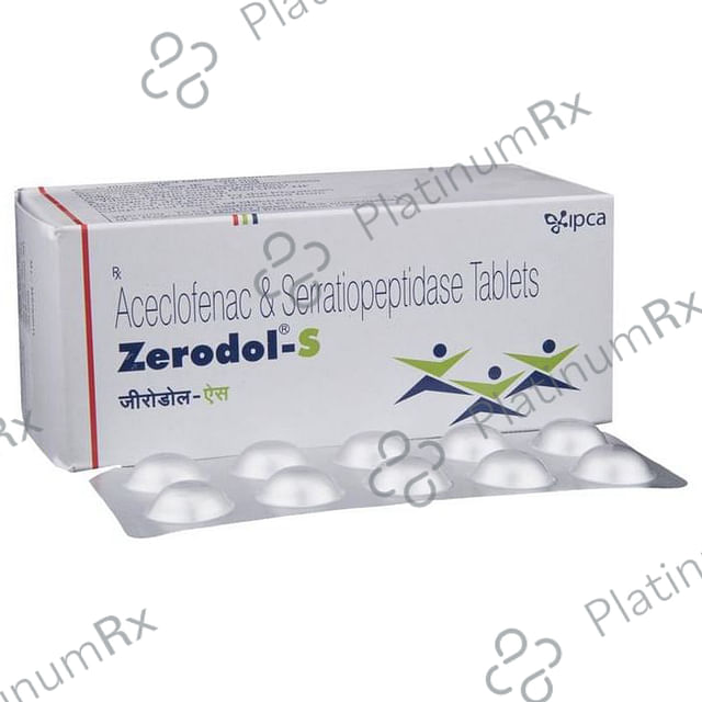 Zerodol S 100/15mg Tablet 10s