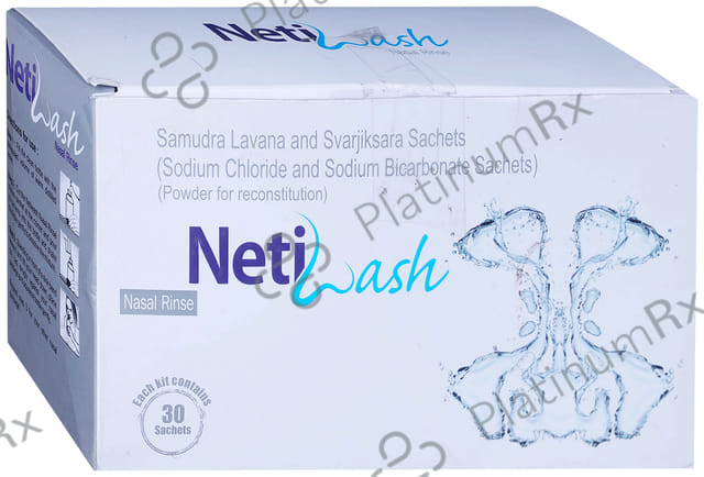 Netiwash Nasal Rinse 700/2300mg Sachet 30s