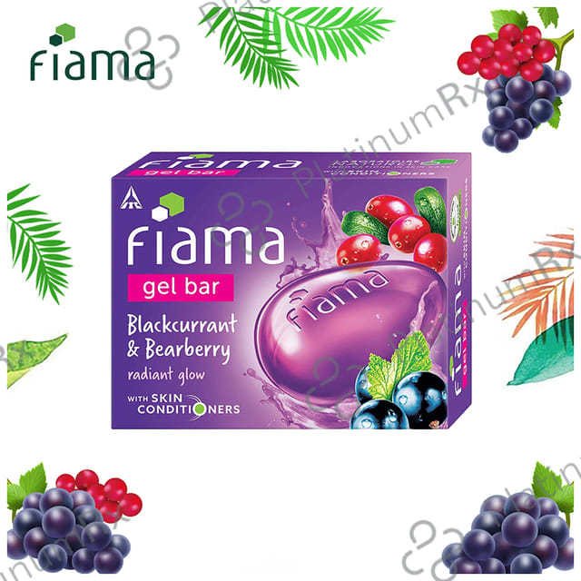 Fiama Blackcurrant & Bearberry Gel Bar (125gm Each)