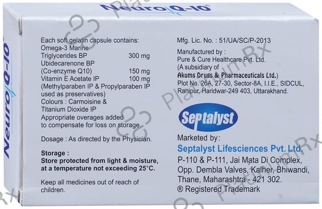 Neuro Q -10 Soft Gelatin Capsule 10 Soft Gelatin Capsule