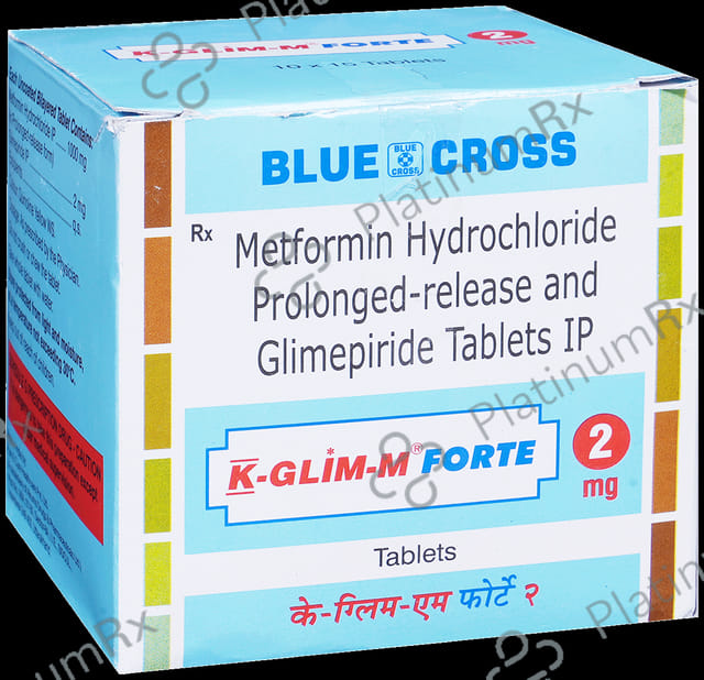 K Glim M Forte 2/1000mg Tablet SR 15s
