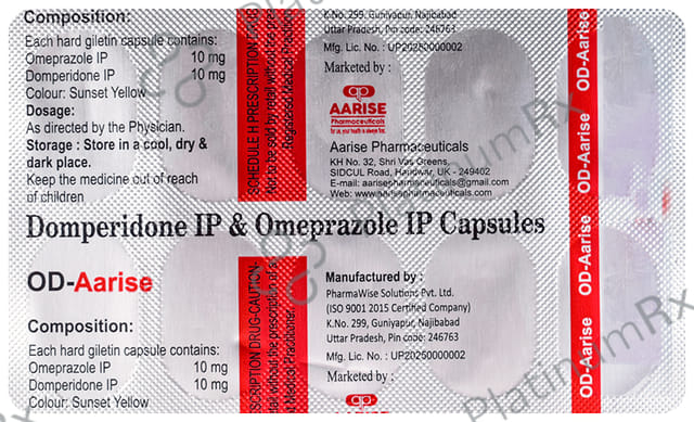 OD 10/10mg Aarise Capsule 10s