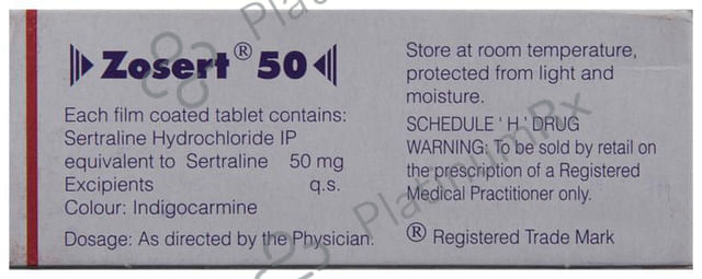 Zosert 50mg Tablet 10s