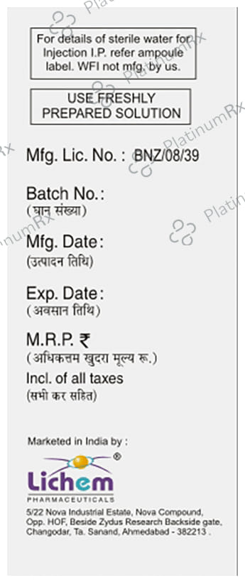 Lytron SB 250mg/125mg Injection