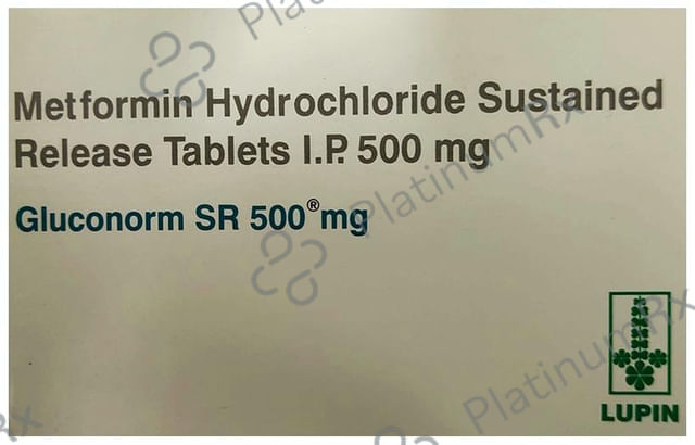 Gluconorm SR 500mg Tablet 15s