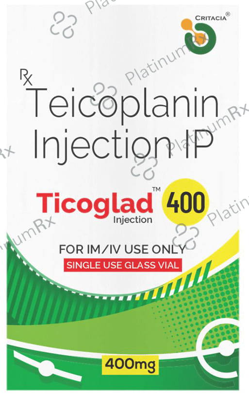 Ticoglad 400mg Injection 1s
