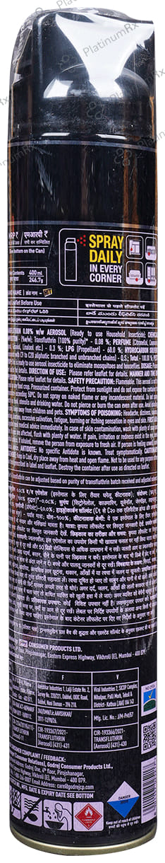 Hit Flies & Mosquitoes Black Insect Killer Spray