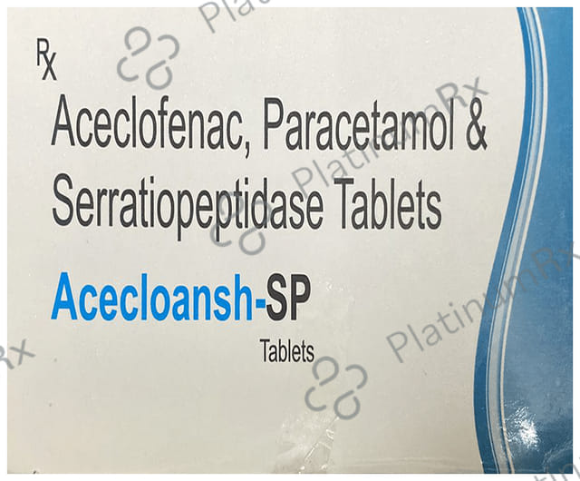 Acecloansh SP 100/325/15mg Tablet 10s