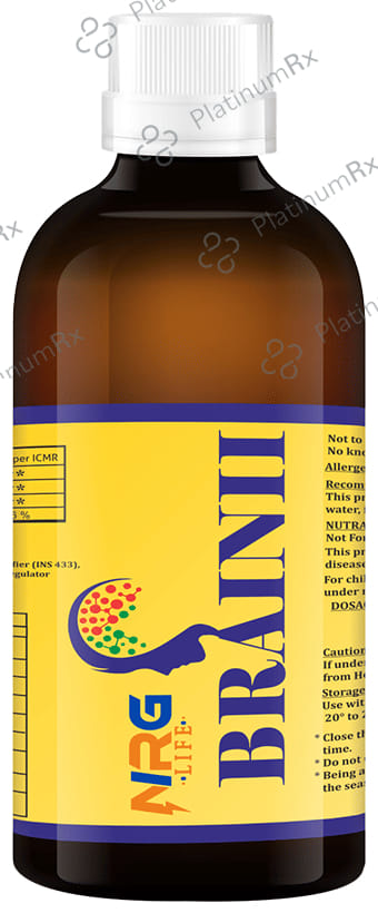 NRG Life Brainii High Strength Omega 3 Syrup Mango