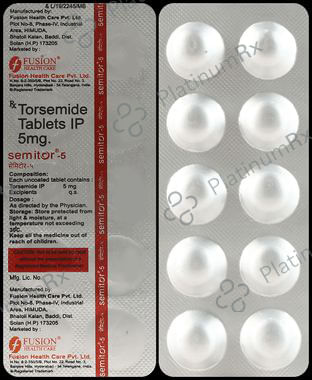 Semitor 5mg Tablet 10s