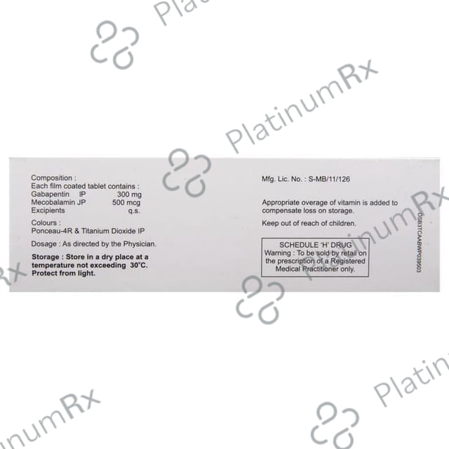 Nurokind G 300/500mcg Tablet 10s