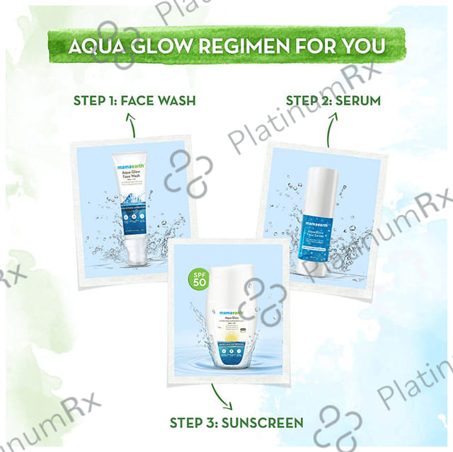 Mamaearth Aqua Glow Hydrating Sunscreen SPF 50 PA++++ Gel 50gm
