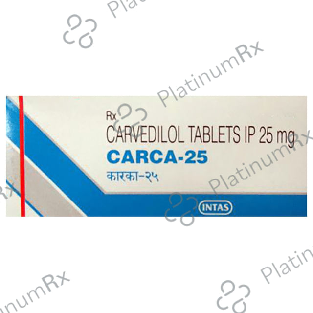 Carca 25mg Tablet 10s
