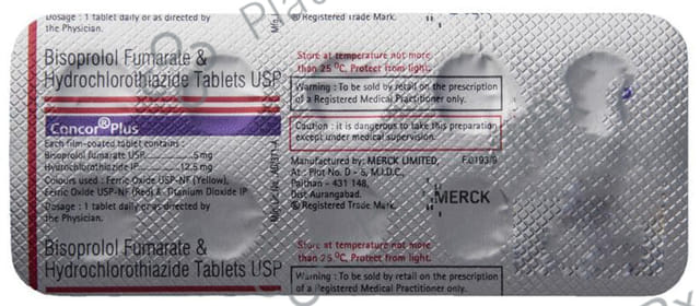 Concor Plus 5/12.5mg Tablet 10s
