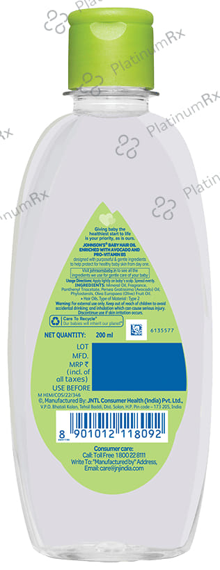Johnson's Baby Hair Oil 200ml