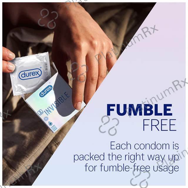 Durex Invisible Super Ultra Thin Condom 10s