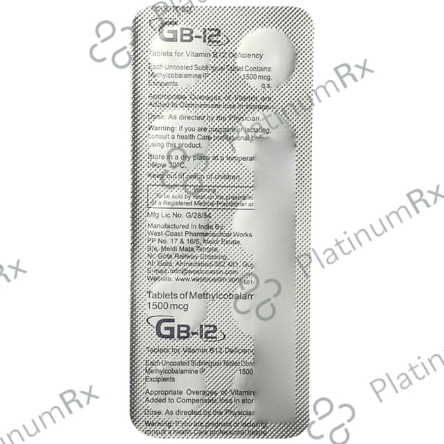 GB 12 Chewable Tablet