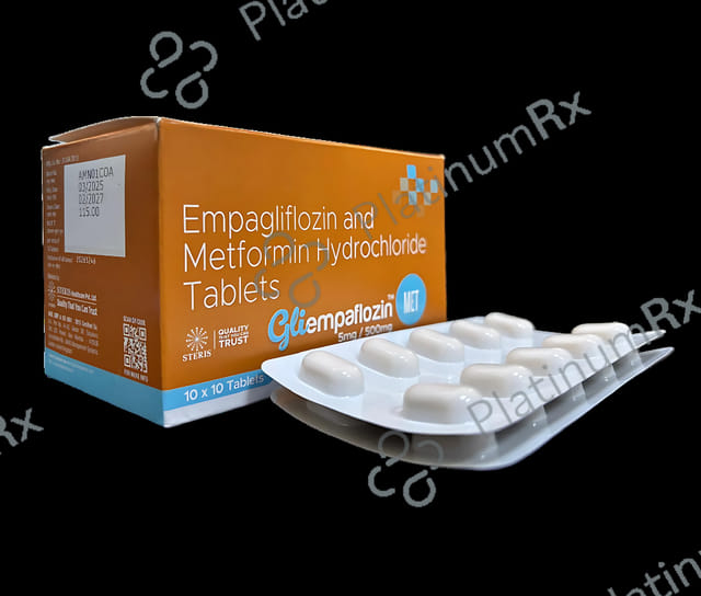 Gliempaflozin Met 5/500mg Tablet 10s
