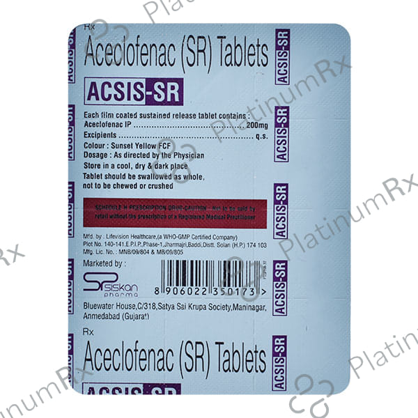 Acsis SR 200mg Tablet 10s