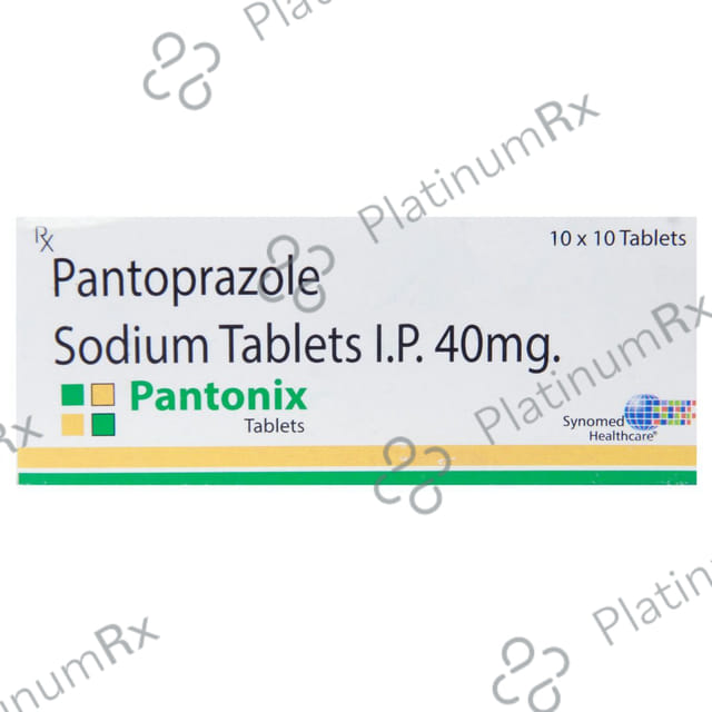 Pantonix 40mg Tablet 10 Tablet Ambromide Pharma Pvt