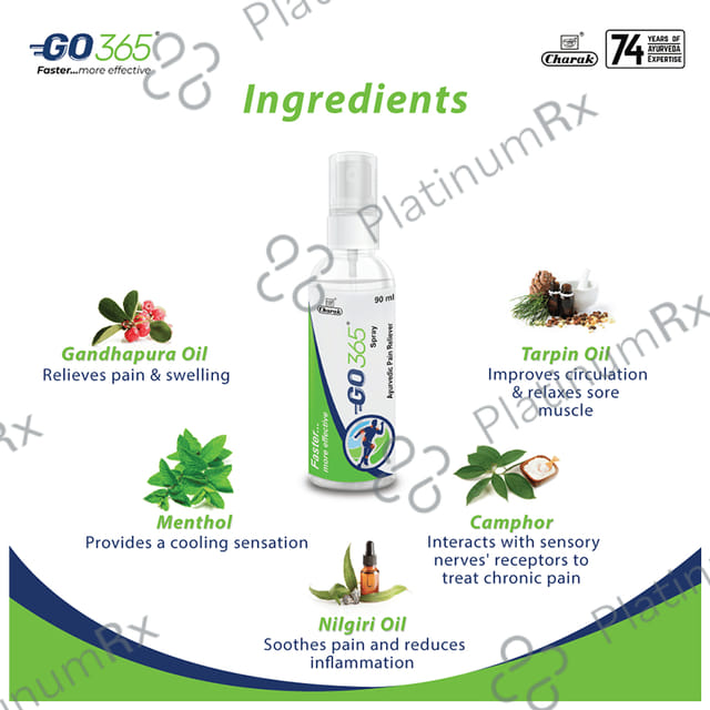 Go 365 Ayurvedic Pain Reliever Spray
