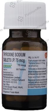 Eltroxin 75mcg Tablet 60s