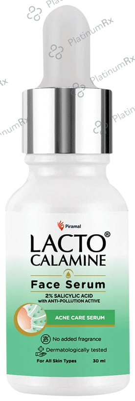 Piramal Lacto Calamine 2% Salicylic Acid Face Serum Paraben Free