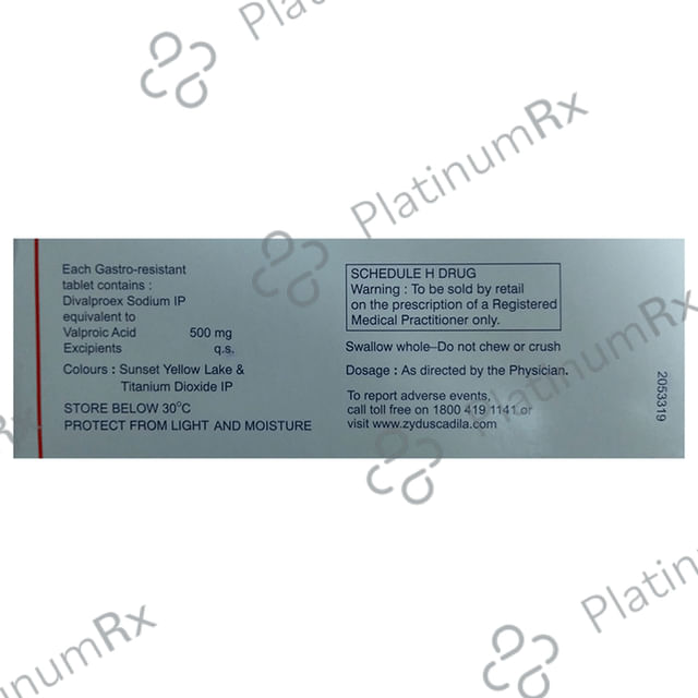 Divalpro 500mg Tablet 10s