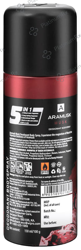 Aramusk Musk Deodorant Body Spray 150ml