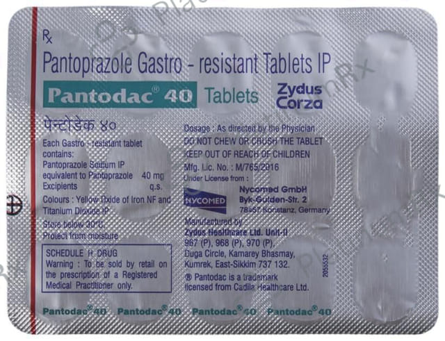 Pantodaks 40mg Tablet 10s